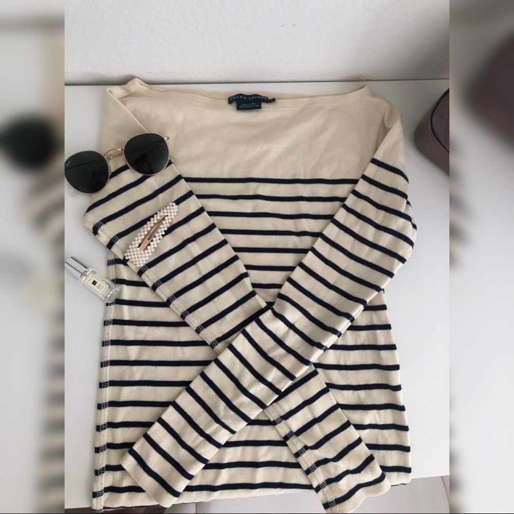 Ralph Lauren Cotton Striped Long Sleeve